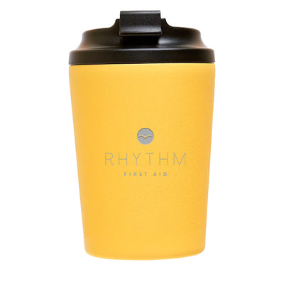 Fressko / Rhythm First Aid branded Reusable Coffee Cup - Canary
