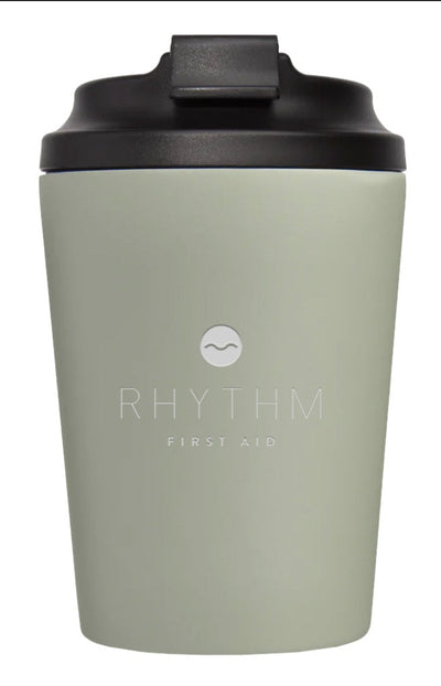 Fressko / Rhythm First Aid branded Reusable Coffee Cup - Sage