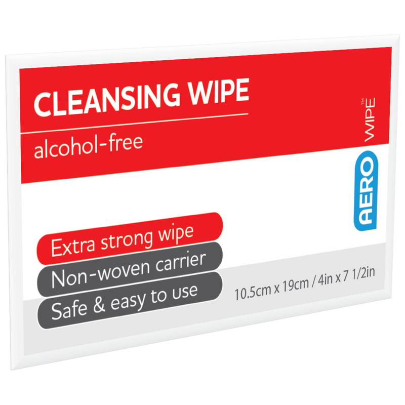AEROWIPE Alcohol-Free Cleansing Wipes 10 pack