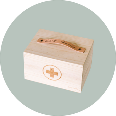 timber first aid kits wooden box australian made 