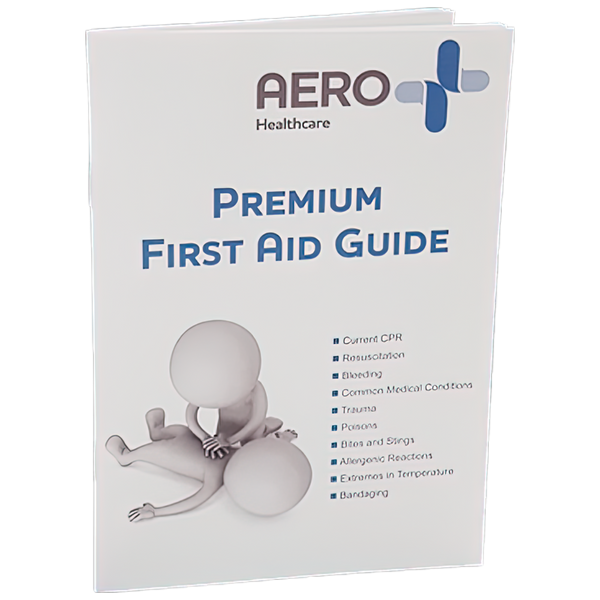 AEROGUIDE First Aid Booklet front of booklet