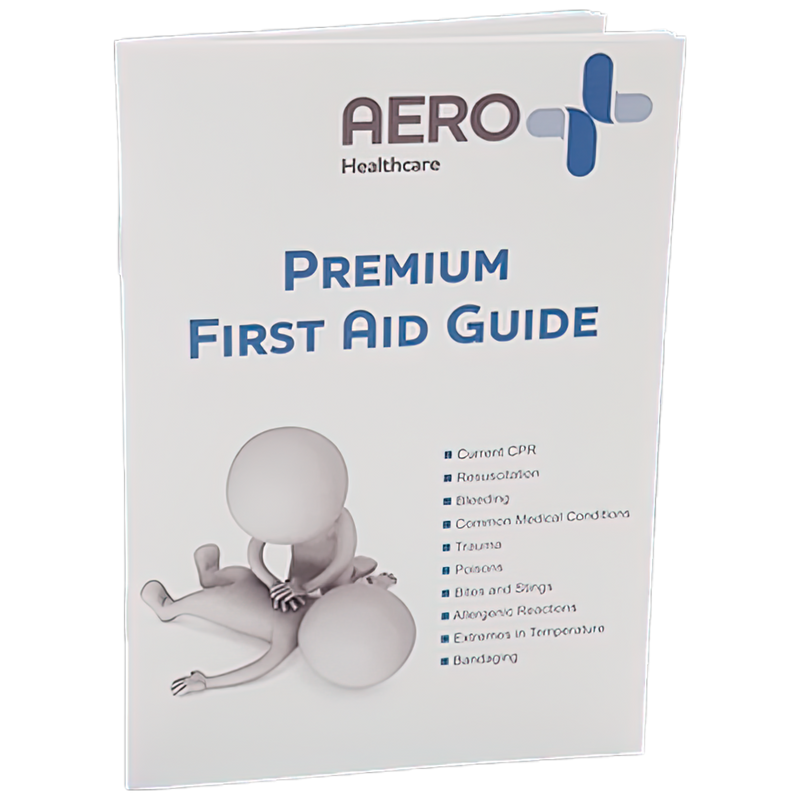 AEROGUIDE First Aid Booklet front of booklet