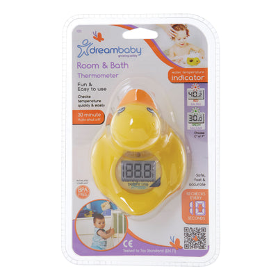 Duck Bath & Room Thermometer in packaging