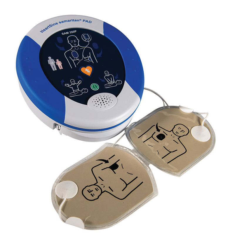 HeartSine Samaritan 350P Defibrillator with pads