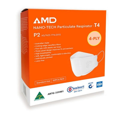 N95 MASKS P2 AMD front of box