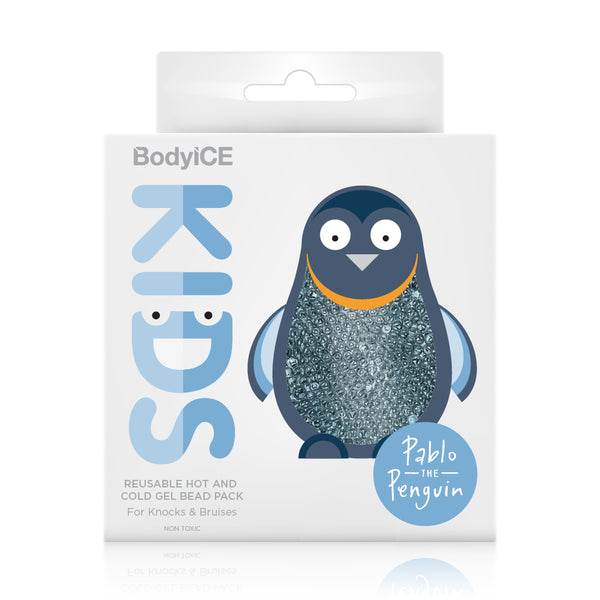 BODYICE Kids ice and heat pack - PABLO THE PENGUIN Front of package