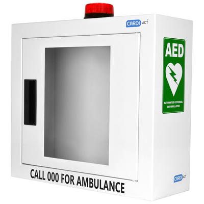 Alarmed AED Cabinet with Strobe Light