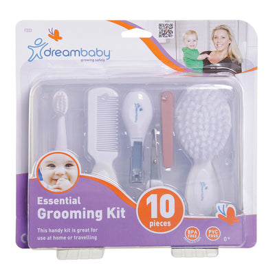 Grooming Kit White set in packaging