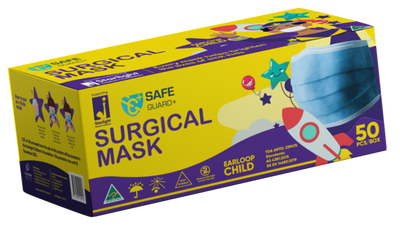 Children’s Surgical Face Masks front of box