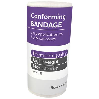 AEROFORM Conforming Bandage 5cm x 4m front of packaging