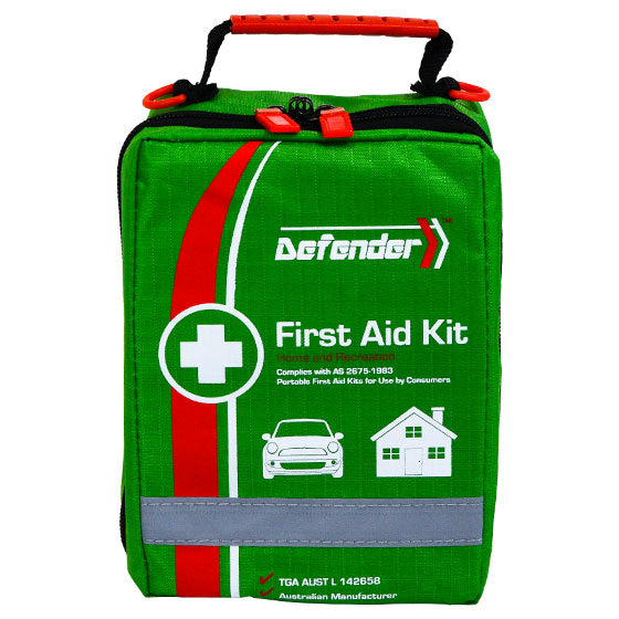 Defender First Aid Kit (car or travel) Front of pack