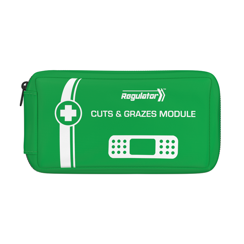 Modulator First Aid Kit Metal Cabinet green cuts & grazes module